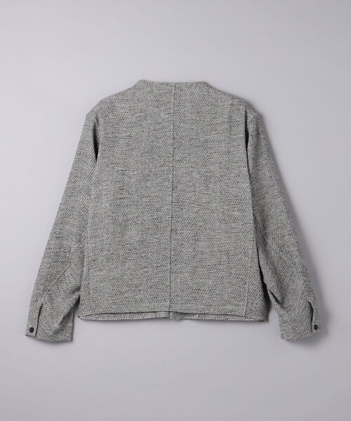 HAVERSACK（ハバーザック）の「＜Haversack＞ ツイード ノーカラージャケット（ノーカラージャケット・メンズ・グレー・M）」の8枚目の写真