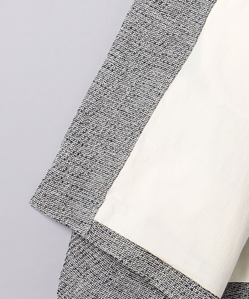 HAVERSACK（ハバーザック）の「＜Haversack＞ ツイード ノーカラージャケット（ノーカラージャケット・メンズ・グレー・M）」の4枚目の写真