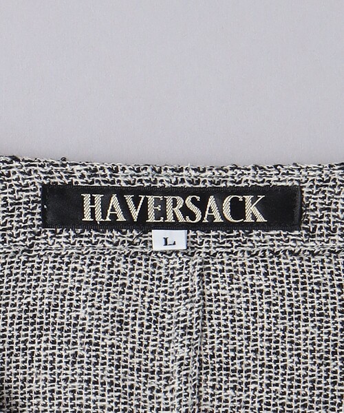 HAVERSACK（ハバーザック）の「＜Haversack＞ ツイード ノーカラージャケット（ノーカラージャケット・メンズ・グレー・M）」の2枚目の写真