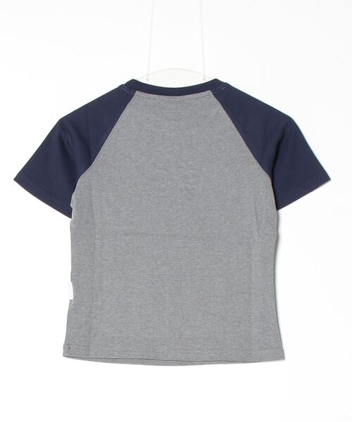 A'GEM9(エージェムナイン)の「A'GEM/9 × .kom 『CORYSTUDIO/コリースタジオ』リボンラグラン半袖カットソー(Tシャツ/カットソー・レディース・グレー・S/M)」の5枚目の写真