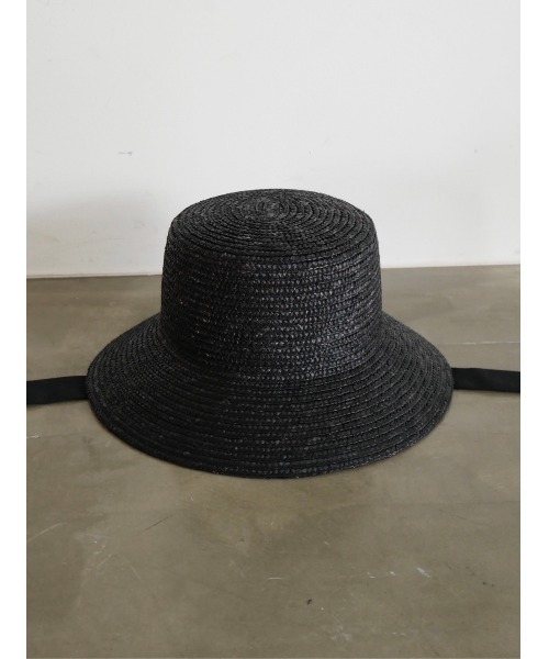 TRUNC（トランクエイティーエイト）の「Ribbon Straw Hat（ハット・レディース・ブラック/ブラウン・FREE）」の17枚目の写真