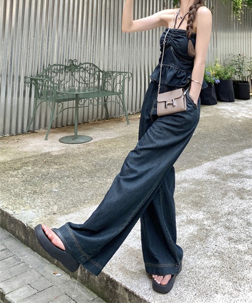 GLAMOROUS JANE（グラマラスジェーン）の「デニムホルターネックベア
