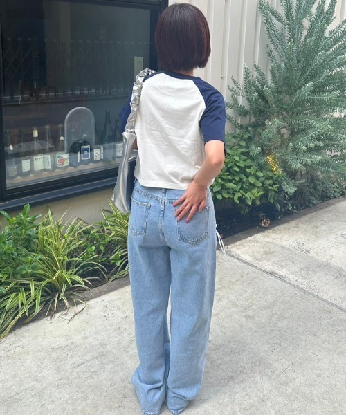 nemne store（ネンネストア）の「《低身長サイズあり》アソートラグランTシャツ（Tシャツ/カットソー・レディース・スミクロ/オートミール/ホワイト系その他/オフホワイト/杢グレー/ブラック系その他・SMALL/MEDIUM/LARGE）」の19枚目の写真