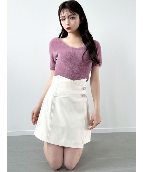 RESEXXY（リゼクシー）の「ハイウエストスカパン（その他パンツ・レディース・その他1/アイボリー/ブラック・FREE）」の20枚目の写真