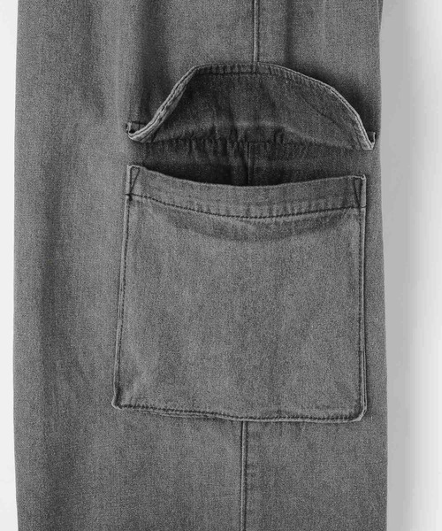 repipi armario（レピピ アルマリオ）の「【HOnOKAコラボ】ロゴカーゴパンツ（カーゴパンツ・キッズ・ブラック系/ブルー系・MEDIUM/LARGE/SMALL）」の4枚目の写真