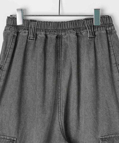 repipi armario（レピピ アルマリオ）の「【HOnOKAコラボ】ロゴカーゴパンツ（カーゴパンツ・キッズ・ブラック系/ブルー系・MEDIUM/LARGE/SMALL）」の7枚目の写真