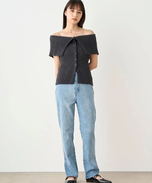 SNIDEL（スナイデル）の「スリムデニムパンツ（デニムパンツ・レディース・インディゴブルー/ブラック/ライトブルー・0/00/1）」の2枚目の写真