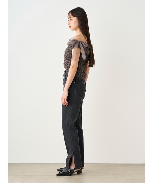 SNIDEL（スナイデル）の「スリムデニムパンツ（デニムパンツ・レディース・インディゴブルー/ブラック/ライトブルー・0/00/1）」の15枚目の写真