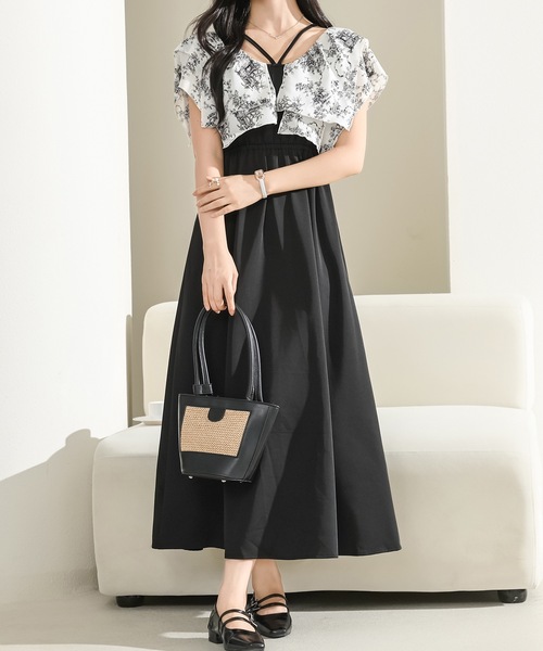 【にじいろ】新品タグ付 ワンピース 36 BORDERSatBALCONY ◇BORDERSatBALCONY◇ワンピース◇入学式◇オシャレ◇36 S上品