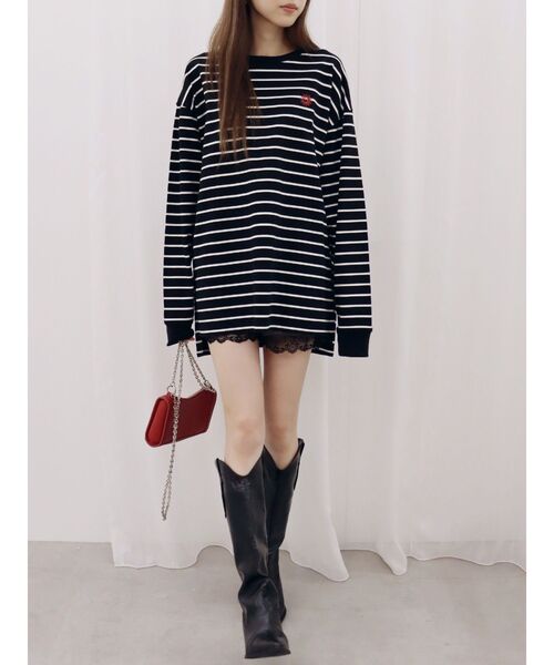 EVRIS(エヴリス)の「SUNNYロンT(Tシャツ/カットソー・レディース・ホワイト/ブラック/レッド/その他/その他2・FREE)」の18枚目の写真