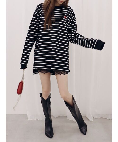 EVRIS(エヴリス)の「SUNNYロンT(Tシャツ/カットソー・レディース・ホワイト/ブラック/レッド/その他/その他2・FREE)」の17枚目の写真