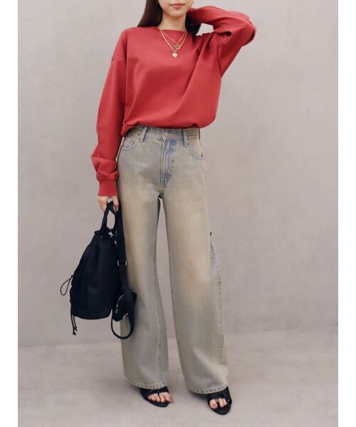 EVRIS(エヴリス)の「SUNNYロンT(Tシャツ/カットソー・レディース・ホワイト/ブラック/レッド/その他/その他2・FREE)」の14枚目の写真