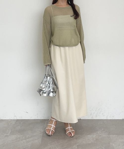 mysty woman(ミスティウーマン)の「レザーフリルバッグ 142298(ショルダーバッグ・レディース・シルバー/ブラック・FREE)」の17枚目の写真