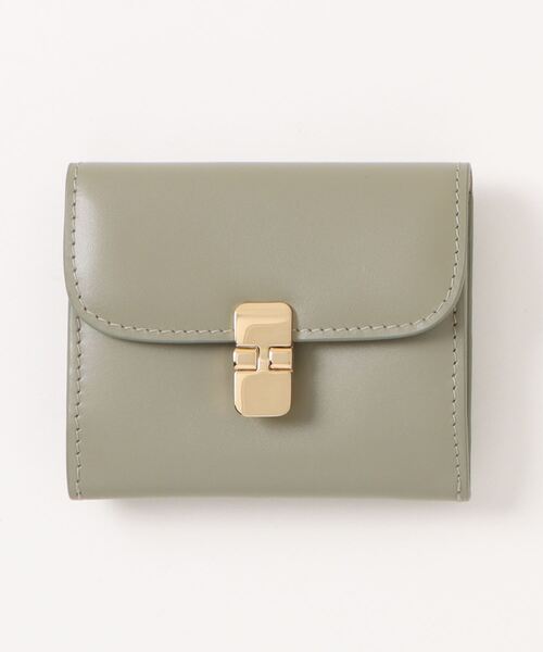 A.P.C.（アーペーセー）の「COMPACT GRACE（財布・レディース・グリーン系その他/ブラック/ブラウン・ONESIZE）」の3枚目の写真