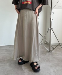 ヴィンテージサテンAラインスカート【ZOZOTOWN限定アイテム】