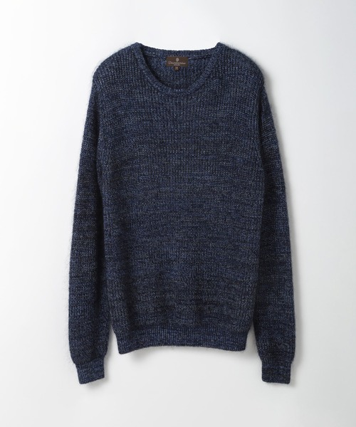 MEN'S BIGI(メンズビギ)の「キッドモヘアニット(ニット/セーター・メンズ・ブルー/グリーン・03/02/01/04)」の2枚目の写真