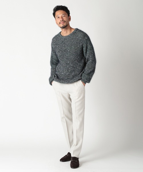 MEN'S BIGI(メンズビギ)の「キッドモヘアニット(ニット/セーター・メンズ・ブルー/グリーン・03/02/01/04)」の13枚目の写真