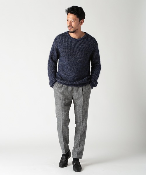 MEN'S BIGI(メンズビギ)の「キッドモヘアニット(ニット/セーター・メンズ・ブルー/グリーン・03/02/01/04)」の15枚目の写真