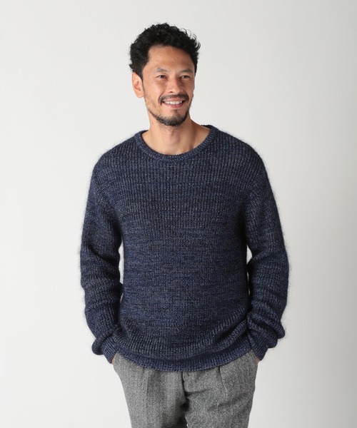MEN'S BIGI(メンズビギ)の「キッドモヘアニット(ニット/セーター・メンズ・ブルー/グリーン・03/02/01/04)」の14枚目の写真