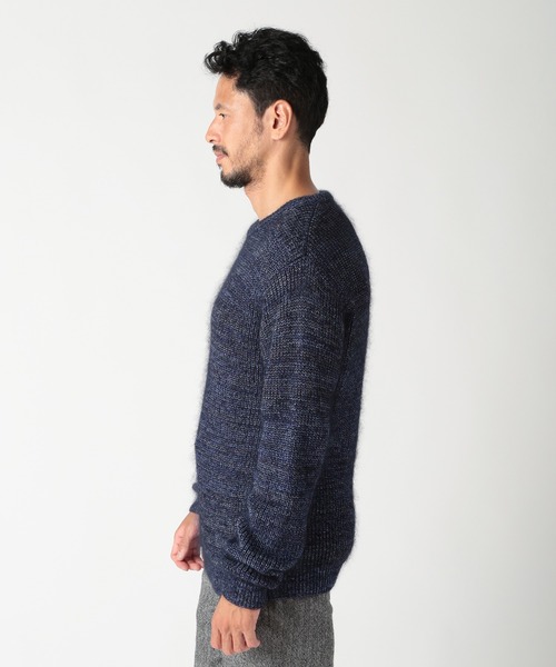 MEN'S BIGI(メンズビギ)の「キッドモヘアニット(ニット/セーター・メンズ・ブルー/グリーン・03/02/01/04)」の6枚目の写真