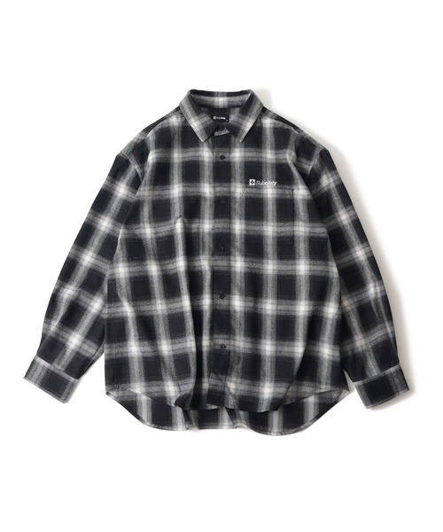 Subciety（サブサエティ）の「OMBRE CHECK SHIRT-THE BASE-（シャツ/ブラウス・メンズ・ブラウン/ネイビー/ブラック・X-LARGE/LARGE/MEDIUM/SMALL）」の15枚目の写真