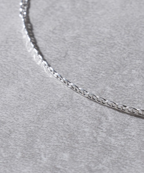 MAISON CLUB（メゾンクラブ）の「【MAISON CLUB】MiniAnchor Chain Necklace Silver925 / ミニアンカーチェーンネックレス シルバー925 KUN（ネックレス・メンズ・シルバー・45）」の2枚目の写真
