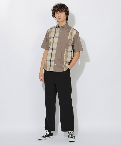 CB CRESTBRIDGE（シービークレストブリッジ）の「ストレッチブロードパーシャルチェックシャツ（シャツ/ブラウス・メンズ・オフホワイト/ブルー系その他4/ネイビー/ベージュ系その他7・L/M）」の20枚目の写真