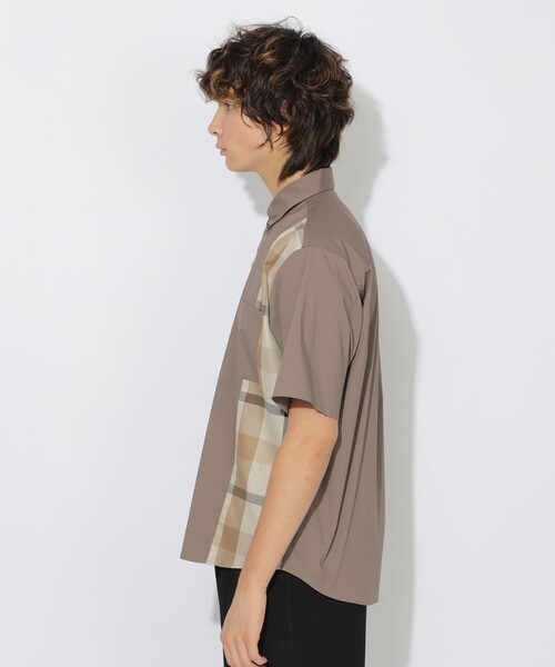 CB CRESTBRIDGE（シービークレストブリッジ）の「ストレッチブロードパーシャルチェックシャツ（シャツ/ブラウス・メンズ・オフホワイト/ブルー系その他4/ネイビー/ベージュ系その他7・L/M）」の21枚目の写真