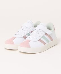 adidas | adidas アディダス 17-21 VL COURT 3.0 EL1 C VLコート 3.0 EL1 JQ2286 FTWR/SAND/LINE(スニーカー)