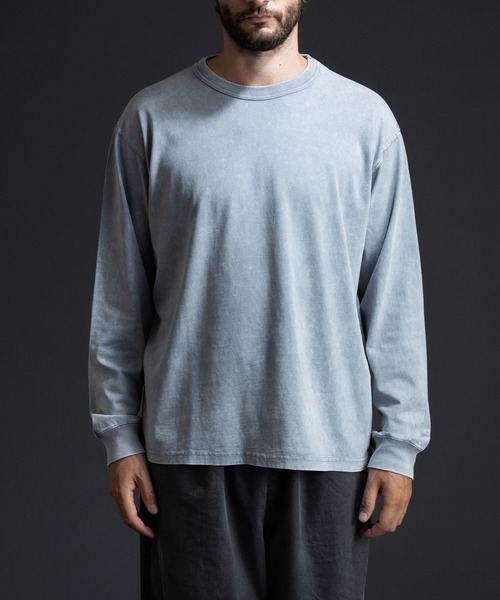 COLONY 2139(コロニートゥーワンスリーナイン)の「【paradigm】バイオ加工クルーネックフェードT(Tシャツ/カットソー・メンズ・チャコールグレー/ライトグレー・MEDIUM/LARGE/X-LARGE)」の3枚目の写真