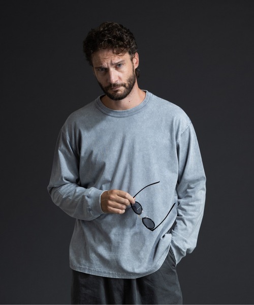 COLONY 2139(コロニートゥーワンスリーナイン)の「【paradigm】バイオ加工クルーネックフェードT(Tシャツ/カットソー・メンズ・チャコールグレー/ライトグレー・MEDIUM/LARGE/X-LARGE)」の16枚目の写真