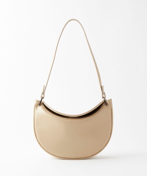 green label relaxing(グリーンレーベルリラクシング)の「ハーフムーン 2WAY バッグ(ショルダーバッグ・レディース・ブラック/ナチュラル・FREE)」の2枚目の写真