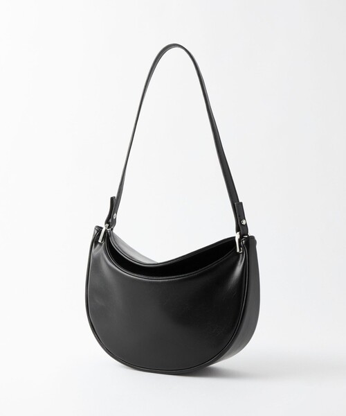 green label relaxing(グリーンレーベルリラクシング)の「ハーフムーン 2WAY バッグ(ショルダーバッグ・レディース・ブラック/ナチュラル・FREE)」の15枚目の写真