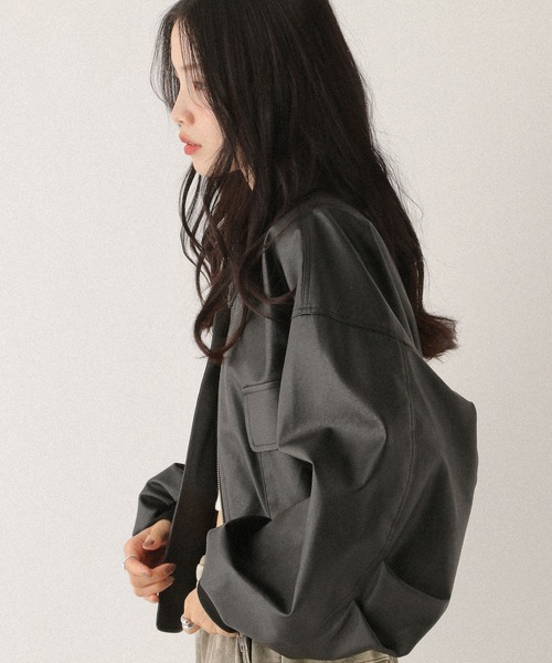 ブルゾン UNISEX オーバーサイズチェックブルゾン – BUNNY APARTMENT