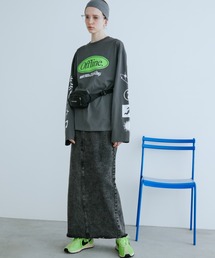 Auntie Rosa Holiday | バックスリットデニムスカート / サイズ展開あり(デニムスカート)