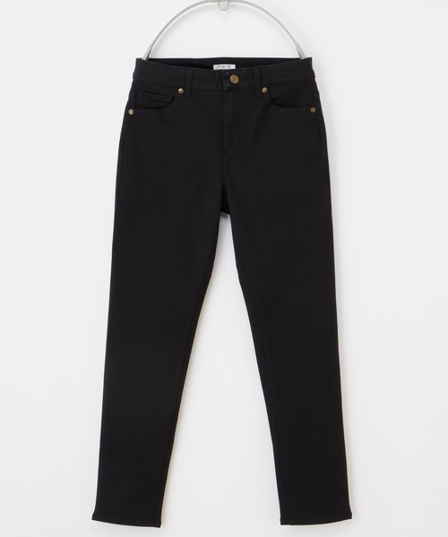 Honeys（ハニーズ）の「スリムデニムスキニー（股下６７ｃｍ）（デニムパンツ・レディース・ブラック/ワンウォッシュ・LL/SS/S/M/L）」の12枚目の写真