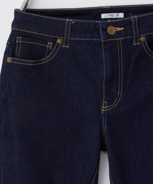 Honeys（ハニーズ）の「スリムデニムスキニー（股下６７ｃｍ）（デニムパンツ・レディース・ブラック/ワンウォッシュ・LL/SS/S/M/L）」の15枚目の写真