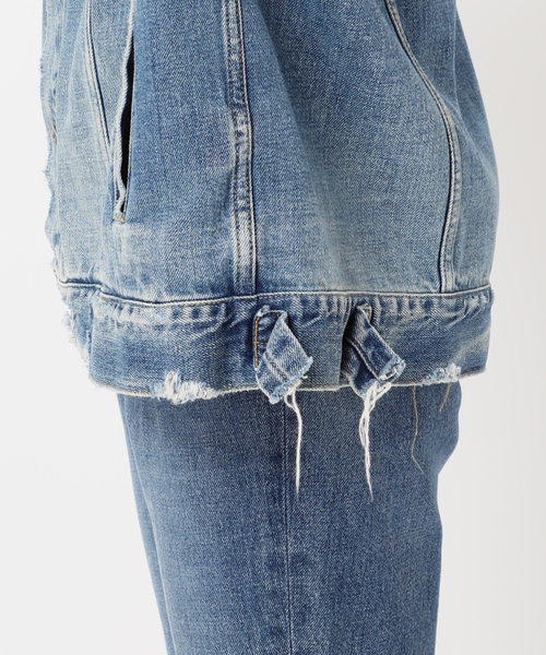 セール】Damaged デニムジャケット（デニムジャケット）｜Plage