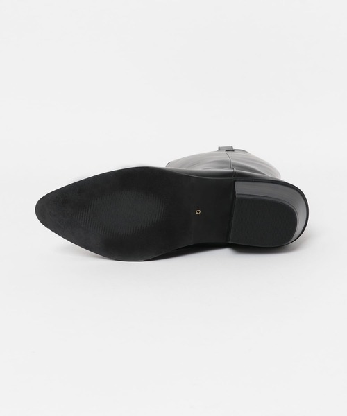 SENSE OF PLACE by URBAN RESEARCH（センスオブプレイスバイアーバンリサーチ）の「ポインテッドウエスタンブーツ（ブーツ・レディース・ブラック/ライトブラウン・SMALL/MEDIUM/LARGE）」の6枚目の写真