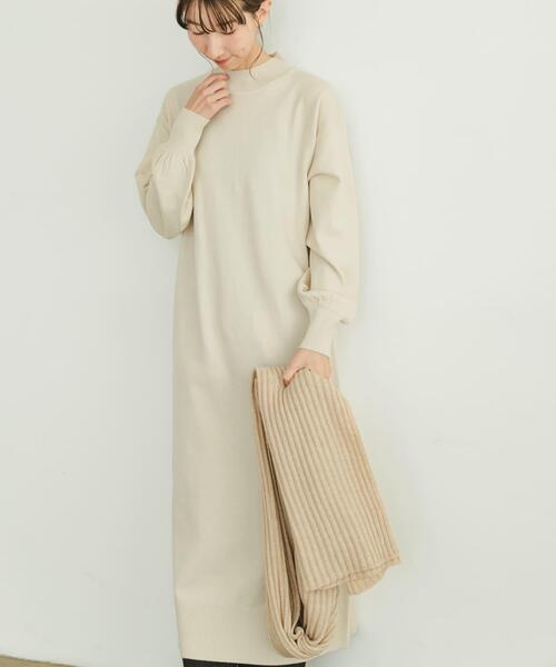 セール】ハイネックニットワンピース（ワンピース）｜ITEMS