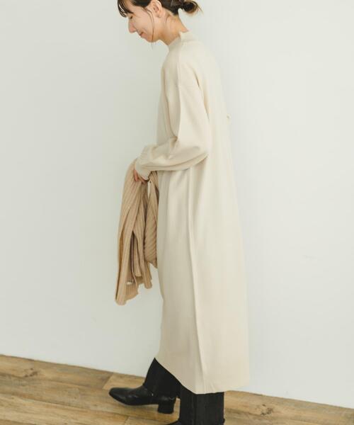 ITEMS URBANRESEARCH（アイテムズ アーバンリサーチ）の「ハイネックニットワンピース（ワンピース・レディース・グレー系その他/ブラック/ブラウン・FREE）」の5枚目の写真