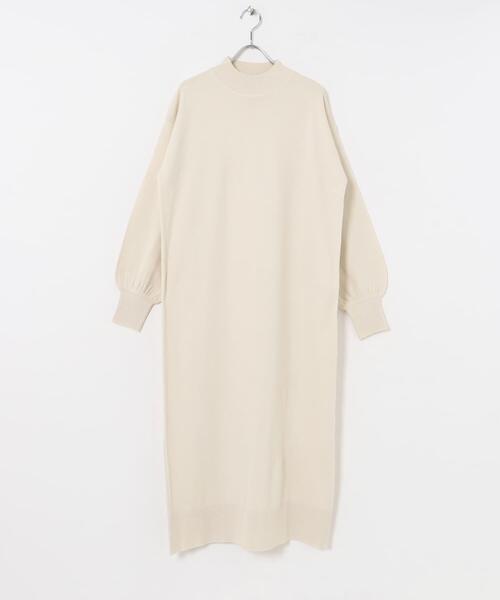 ITEMS URBANRESEARCH（アイテムズ アーバンリサーチ）の「ハイネックニットワンピース（ワンピース・レディース・グレー系その他/ブラック/ブラウン・FREE）」の14枚目の写真