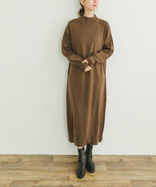 セール】ハイネックニットワンピース（ワンピース）｜ITEMS