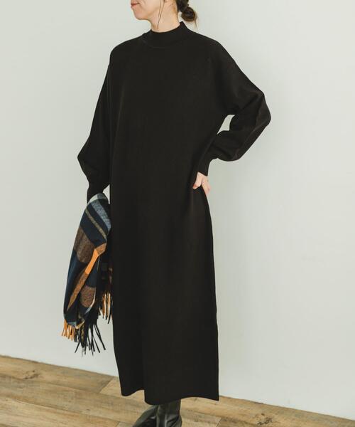 セール】ハイネックニットワンピース（ワンピース）｜ITEMS