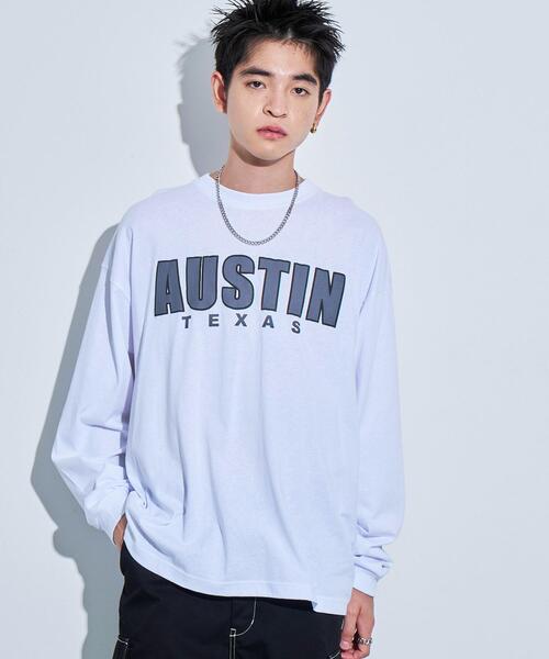 WEGO(ウィゴー)の「WEGO/アクセ付きグラフィックロンT(Tシャツ/カットソー・メンズ・ブラック/ダークグリーン/ホワイト・MEDIUM/LARGE)」の17枚目の写真