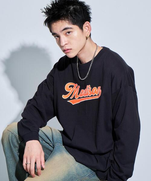 WEGO(ウィゴー)の「WEGO/アクセ付きグラフィックロンT(Tシャツ/カットソー・メンズ・ブラック/ダークグリーン/ホワイト・MEDIUM/LARGE)」の22枚目の写真