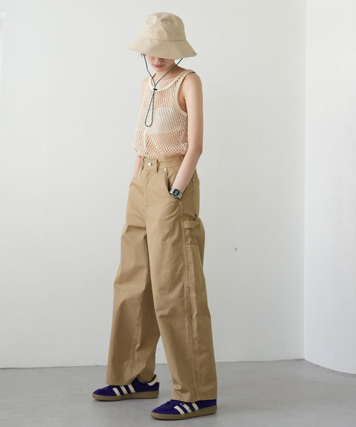 SLOBE IENA（スローブイエナ）の「《WEB限定》SLOBE citron. サファリハット（ハット・レディース・ベージュ・FREE）」の4枚目の写真