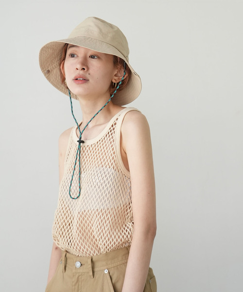 SLOBE IENA（スローブイエナ）の「《WEB限定》SLOBE citron. サファリハット（ハット・レディース・ベージュ・FREE）」の7枚目の写真
