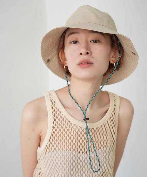 SLOBE IENA（スローブイエナ）の「《WEB限定》SLOBE citron. サファリハット（ハット・レディース・ベージュ・FREE）」の8枚目の写真