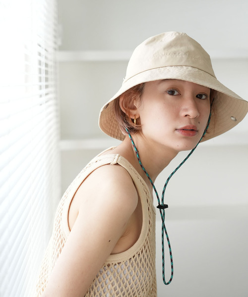 SLOBE IENA（スローブイエナ）の「《WEB限定》SLOBE citron. サファリハット（ハット・レディース・ベージュ・FREE）」の11枚目の写真